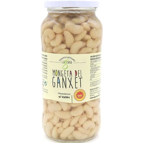 Mongeta Ganxet DOP Cuita L'AGRÀRIA, frasco 585 g - 0.58 kg - Imagen del producto en Findit