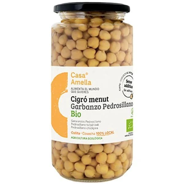 Garbanzo pedrosillano cocido Bio CASA AMELLA, frasco 540 g - 0.54 kg - Imagen del producto en Findit
