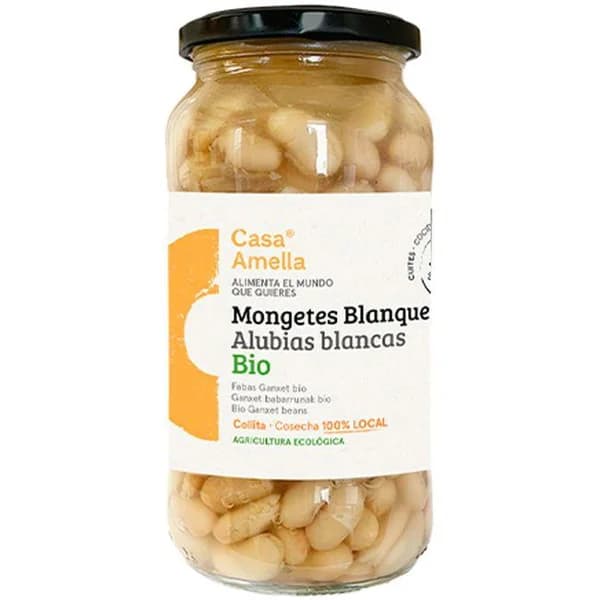 Alubia Cocida Bio CASA AMELLA, frasco 540 g - 0.54 kg - Imagen del producto en Findit