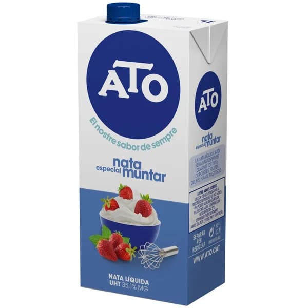 Nata para montar uht 35% mg ATO, 1 l - 1 l - Imagen del producto en Findit
