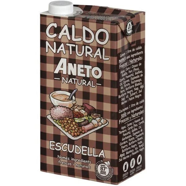 Caldo escudella ANETO, brick 1 litro - 1 l - Imagen del producto en Findit