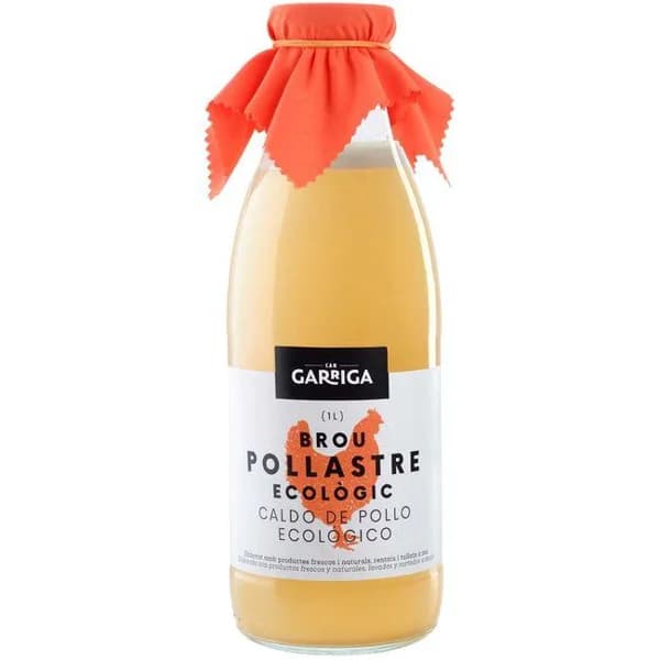 Caldo de pollo CAN GARRIGA, frasco, 1 litro - 1 l - Imagen del producto en Findit
