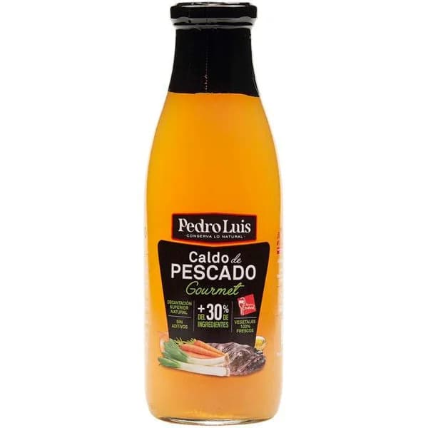 Caldo de pescado PEDRO LUIS SELECCIÓN GOURMET, botella 750 ml - 0.75 l - Imagen del producto en Findit