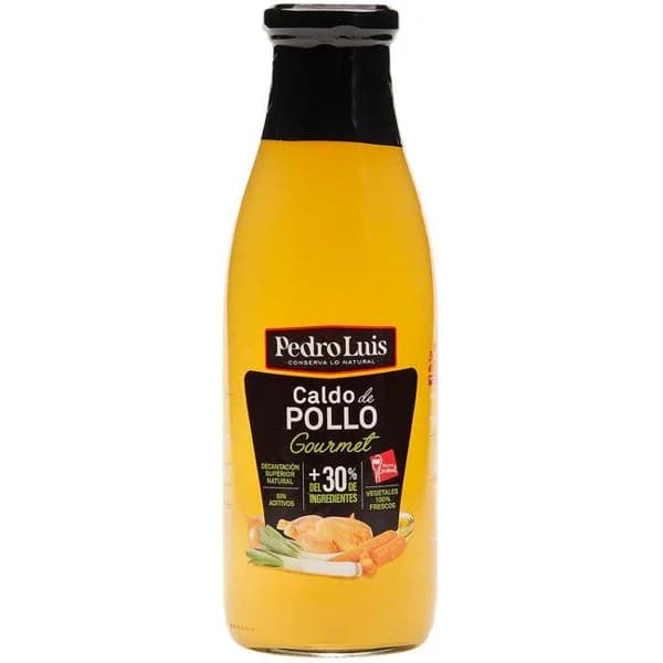 Caldo de pollo PEDRO LUIS SELECCIÓN GOURMET, botella 750 ml - 0.75 l - Imagen del producto en Findit