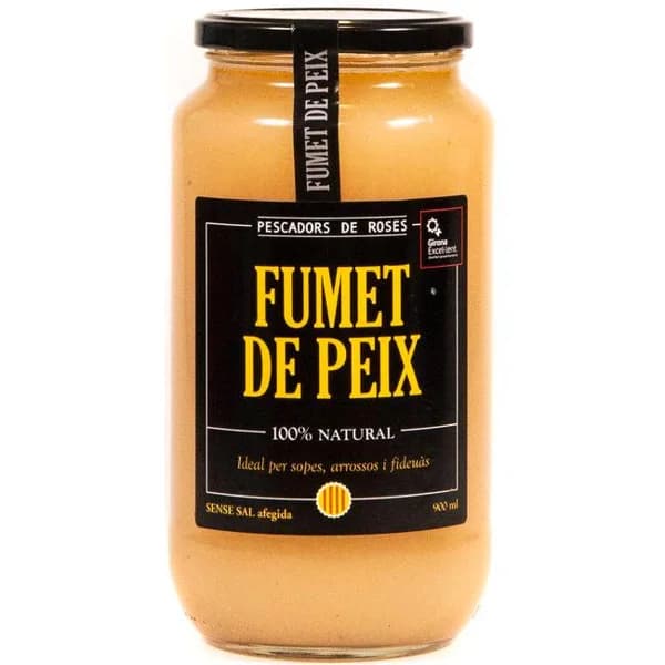 Fumet de pescado PESCADORS DE ROSES, frasco 900 ml - 0.9 l - Imagen del producto en Findit