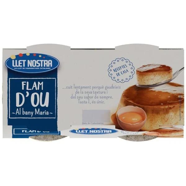 Flan de huevo LLET NOSTRA, pack 4x110 g - 0.44 kg - Imagen del producto en Findit