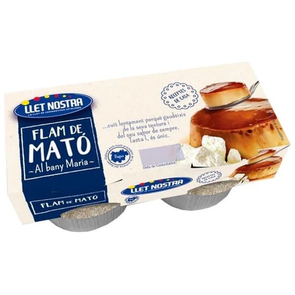 Flan de queso mató LLET NOSTRA, pack 4x100 g - 0.4 kg - Imagen del producto en Findit