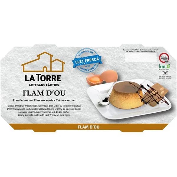 Flan de huevo AGROFRESC, pack 2 x 110 g - 0.11 kg - Imagen del producto en Findit