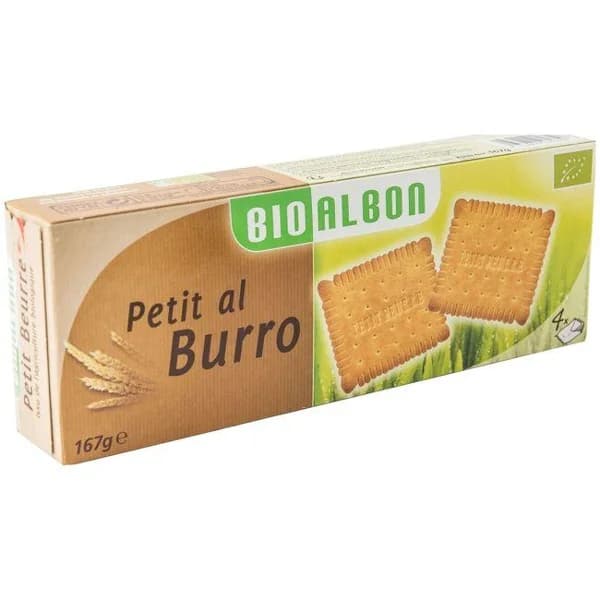 Galleta de mantequilla BIOALBON, caja 167 g - 0.17 kg - Imagen del producto en Findit
