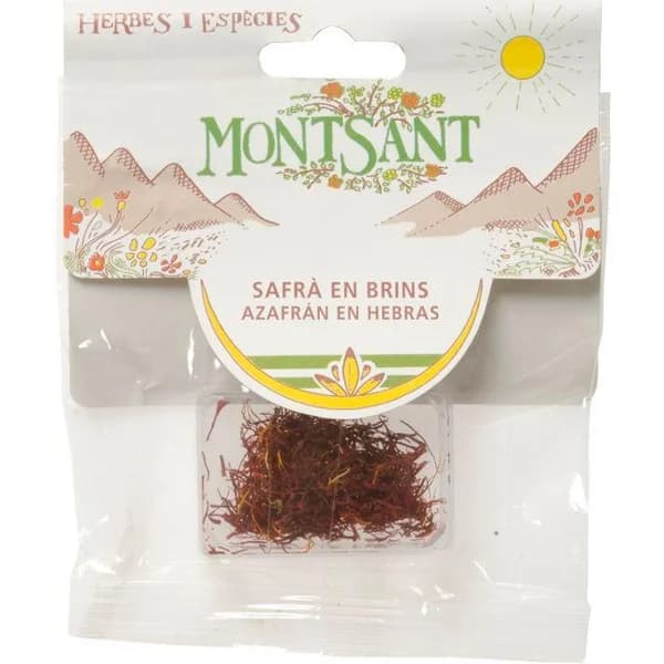Azafrán MONTSANT, bolsa 1 g - 0 kg - Imagen del producto en Findit