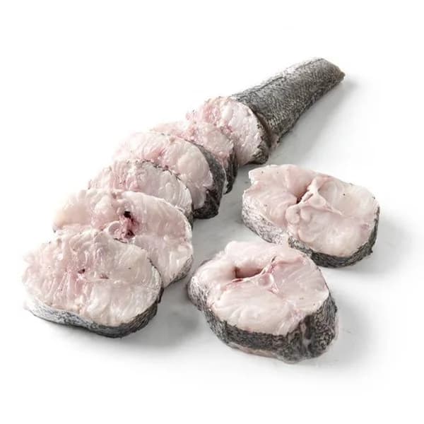 Media merluza a rodajas, al peso compra mínima 1 kg - 1 kg - Imagen del producto en Findit