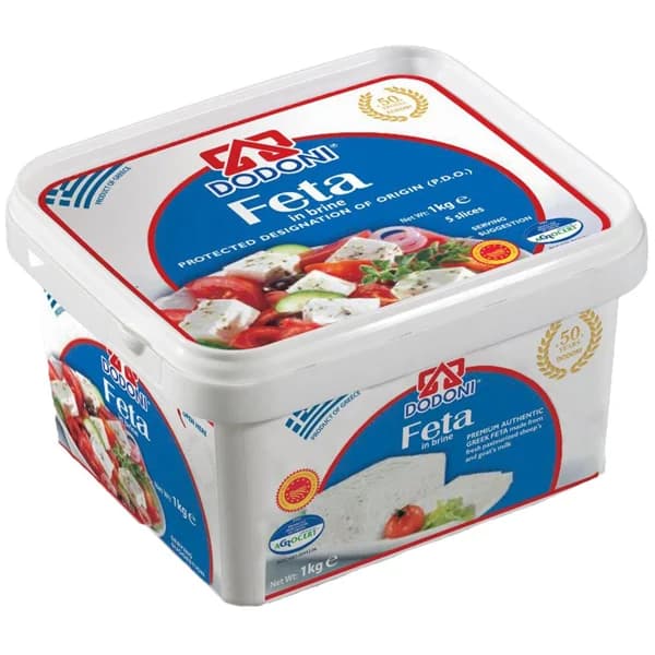 Queso griego Feta DODONI, al corte, compra mínima 250 g - 0.25 kg - Imagen del producto en Findit