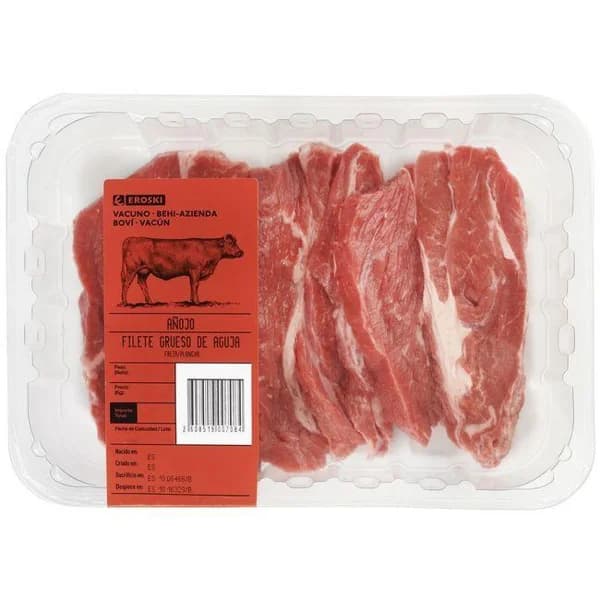 Entrecot grueso de aguja, bandeja aprox. 400 g - 0.5 kg - Imagen del producto en Findit
