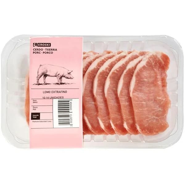 Lomo extrafino de cerdo, bandeja aprox. 340 g - 0.34 kg - Imagen del producto en Findit