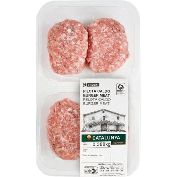 Pelota para caldo EROSKI, bandeja aprox. 500 g 500 g - 1 ud - Imagen del producto en Findit