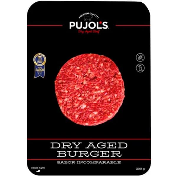 Dry aged burger vaca rubia gallega madurada 30 días PUJOL'S,200g - 0.2 kg - Imagen del producto en Findit
