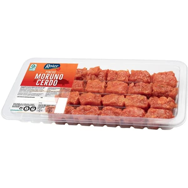 Pincho rojo de cerdo ROLER, bandeja 340 g - 0.34 kg - Imagen del producto en Findit