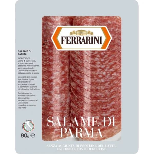 Salame Emilia FERRARINI, sobre 90 g - 0.09 kg - Imagen del producto en Findit