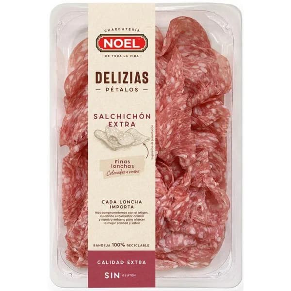 Petalos de salchichón extra NOEL, 90g - 1 ud - Imagen del producto en Findit