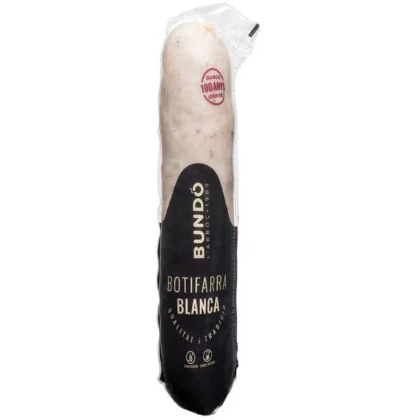 Butifarra blanca BUNDO, pieza 330 g - 0.33 kg - Imagen del producto en Findit