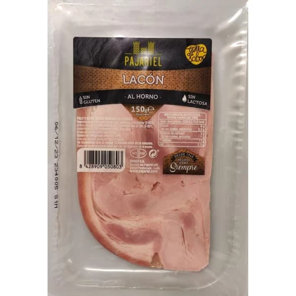 Lacón al horno loncheado PAJARIEL, 150g - 0.15 kg - Imagen del producto en Findit