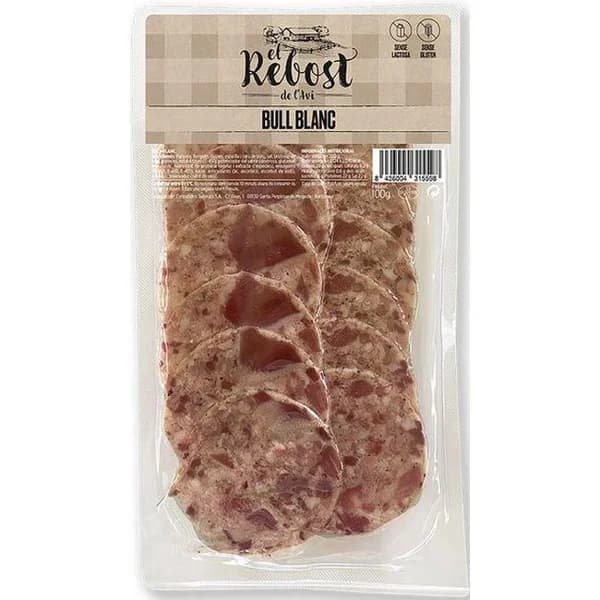 Bull blanco loncheado EL REBOST DE L'AVI 100Gr - 0.1 kg - Imagen del producto en Findit