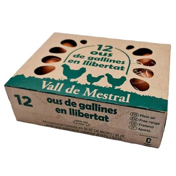 Huevo fresco L campero vall mestral ROIG, 1 docena - 12 ud - Imagen del producto en Findit