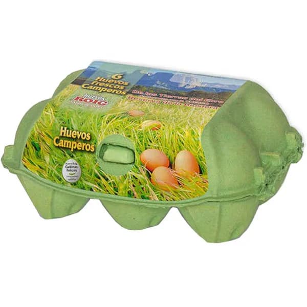 Huevo fresco M/L campero ROIG, 1/2 docena - 1 ud - Imagen del producto en Findit
