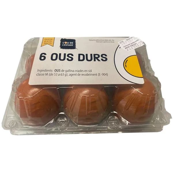 Huevos duros ESTANY, 6 uds - 6 ud - Imagen del producto en Findit