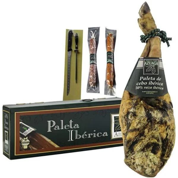 Lote Paleta cebo 50% r. ibérica y embutido SIERRA AZUAGA, unidad - 1 ud - Imagen del producto en Findit