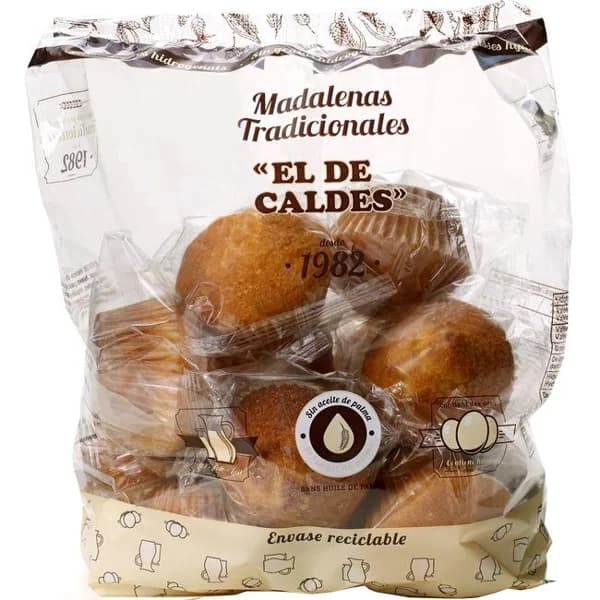 Magdalenas EL DE CALDES, bolsa 500 g - 0.42 kg - Imagen del producto en Findit