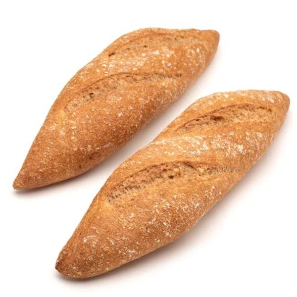 Baquetina 100% integral EROSKI, 2 uds, 190 g - 0.19 kg - Imagen del producto en Findit