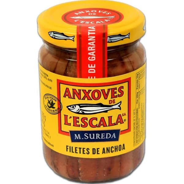 Anchoa en aceite L'ESCALA, tarro 90 g - 0.09 kg - Imagen del producto en Findit