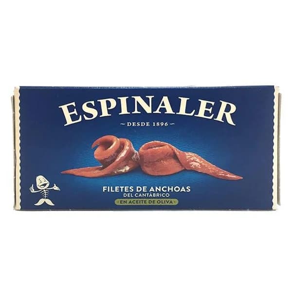 Filete de anchoa ESPINALER, lata 30g - 0.03 kg - Imagen del producto en Findit