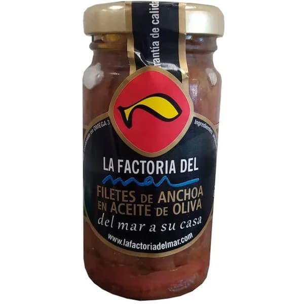 Anchoas cantábrico LA FACTORIA DEL MAR, 80 g - 0.08 kg - Imagen del producto en Findit