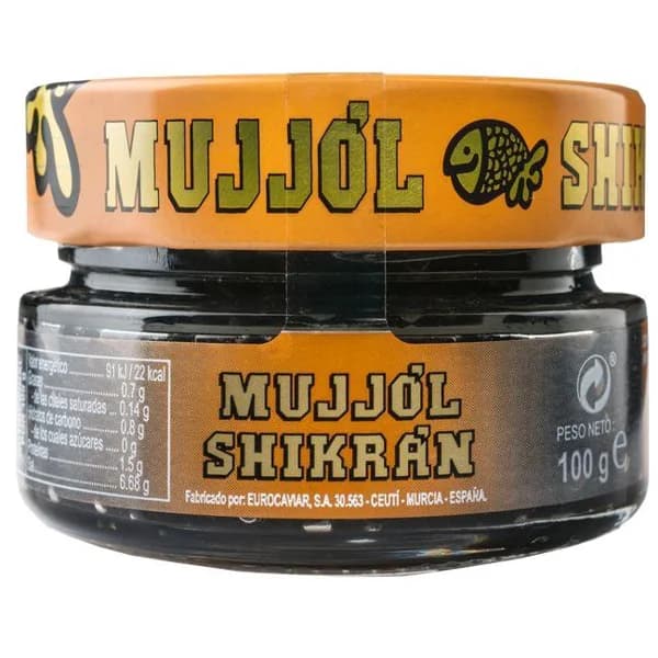 Mújol shikran negro EUROCAVIAR, frasco 100 g - 0.1 kg - Imagen del producto en Findit