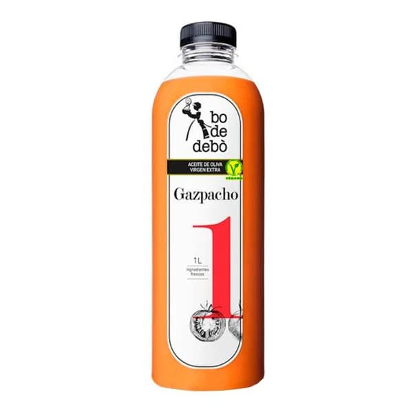 Gazpacho BO DE DEBO, botella 1 litro - 1 ud - Imagen del producto en Findit