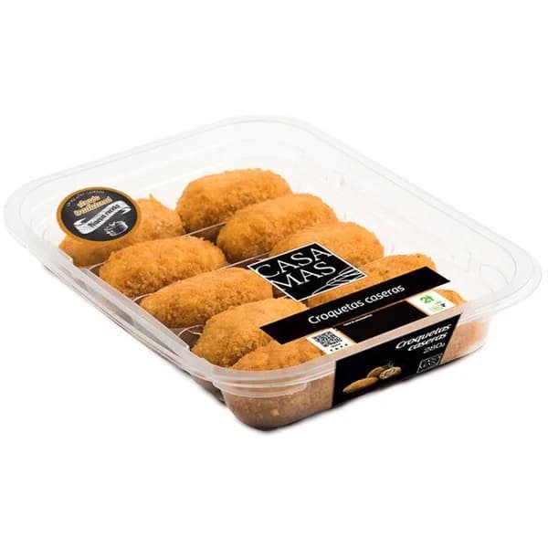 Croquetas caseras CASA MAS, bandeja 280 g - 0.28 kg - Imagen del producto en Findit
