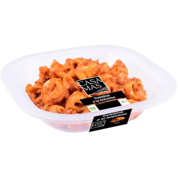 Tortellini con boloñesa CASA MAS, 280 g - 0.28 kg - Imagen del producto en Findit