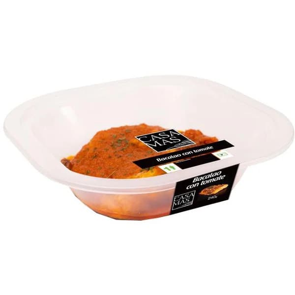 Bacalao con tomate CASA MAS, bandeja 240 g - 0.24 kg - Imagen del producto en Findit