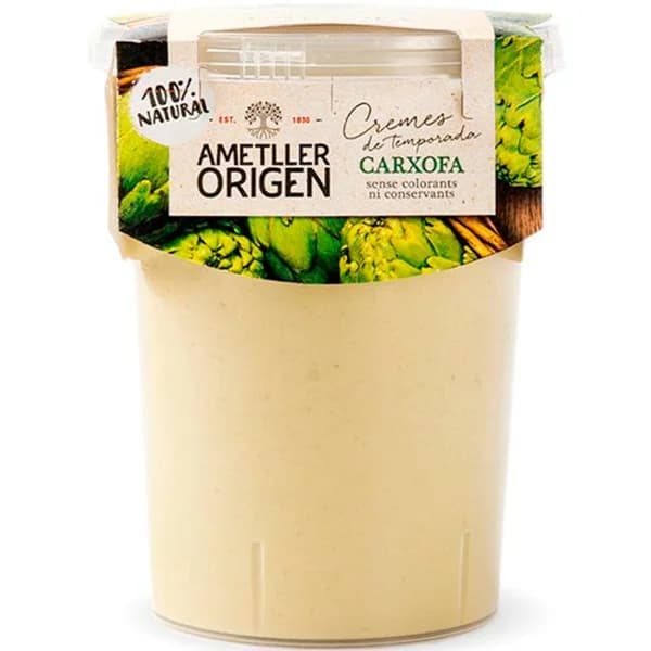 Crema alcachofa CASA AMETLLER, tarrina 485 ml - 0.48 l - Imagen del producto en Findit