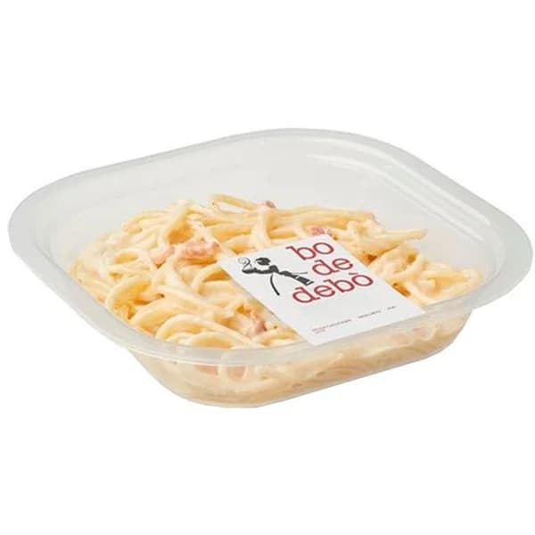 Spaguetti a la carbonara BO DE DEBO, bandeja 450 g - 0.45 kg - Imagen del producto en Findit
