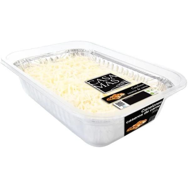 Canelones de carne CASA MAS, bandeja 700 g - 0.7 kg - Imagen del producto en Findit