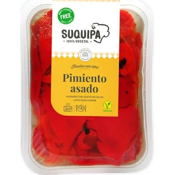 Pimiento asado SUQUIPA, bandeja 250g - 0.25 kg - Imagen del producto en Findit