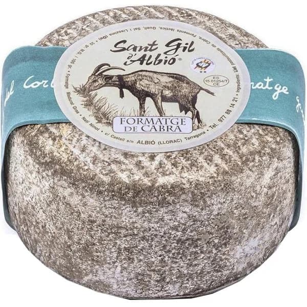 Queso semi curado de cabra SANT GIL D`ALBIÓ, pieza aprox. 450 g - 1 ud - Imagen del producto en Findit