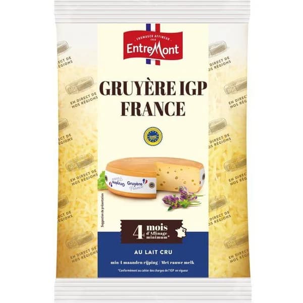 Queso rallado Gruyere ENTREMONT, bolsa 150 g - 0.15 kg - Imagen del producto en Findit