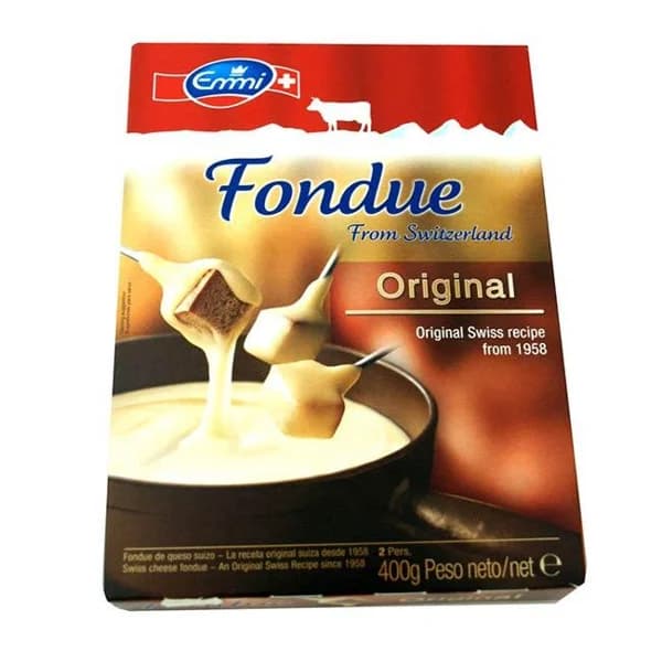 Fondue de queso suizo sabor original EMMI, 400g - 0.4 kg - Imagen del producto en Findit