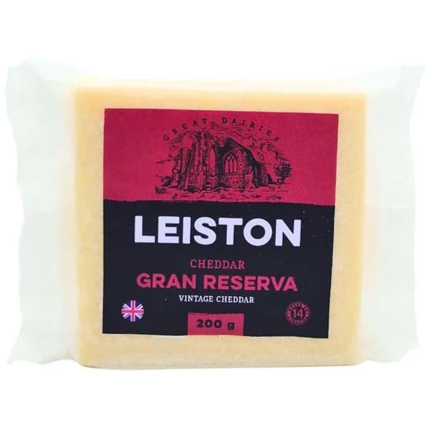 Taco de Cheddar gran reserva LEISTON, 200 g - 0.2 kg - Imagen del producto en Findit