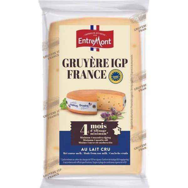 Queso gruyere francés IGP ENTREMONT, 200 g - 1 ud - Imagen del producto en Findit