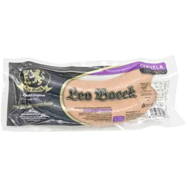 Cervela LEO BOECK, paquete 2u 260g - 0.26 kg - Imagen del producto en Findit